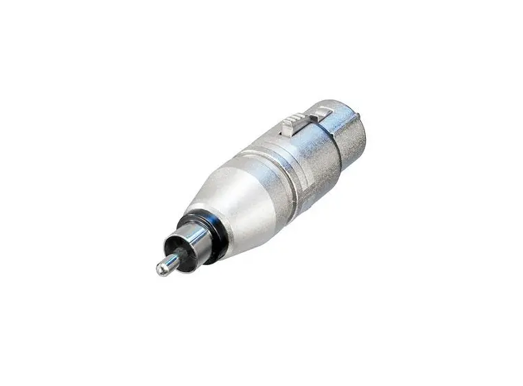 Neutrik overgang XLRF-phono M 